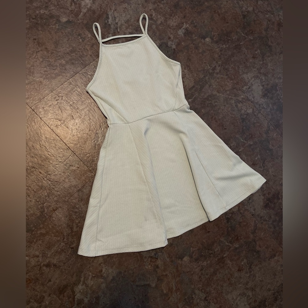 “Divided” Halter A-Line kids Dress